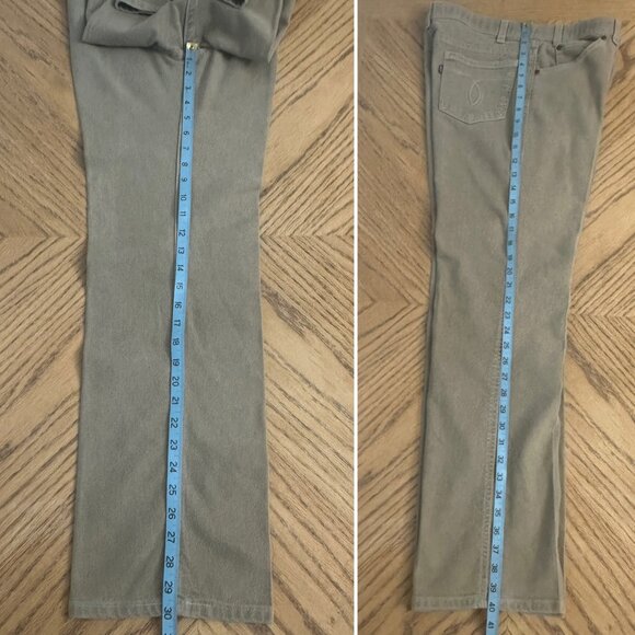 Vintage Levis Action Jeans Bootcut Cotton Blend Red Tab 5 Pocket Sz 36 x 30 - Picture 6 of 10